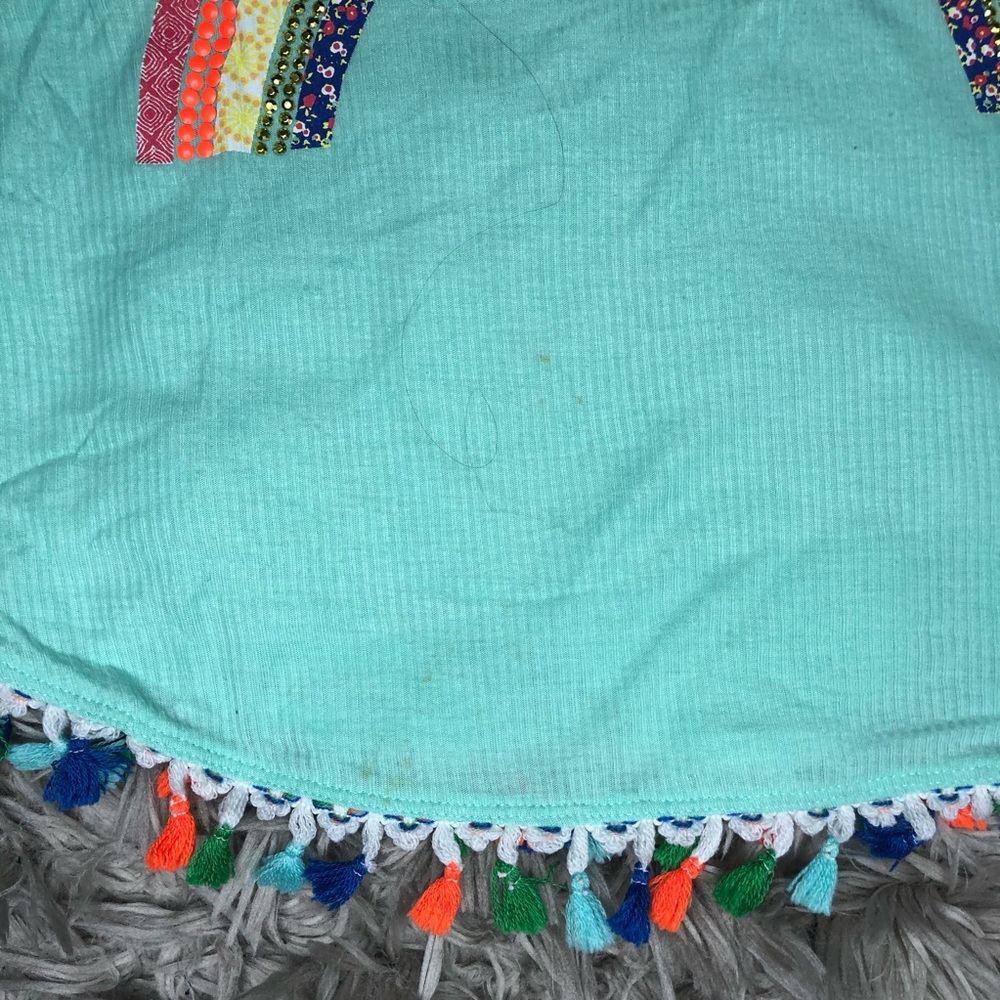 Ten Sixty Sherman Girls Rainbow Top Girls Size M - Picture 4 of 8